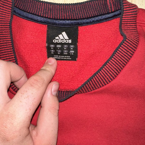 Adidas vintage red sweatshirt XL-XXL