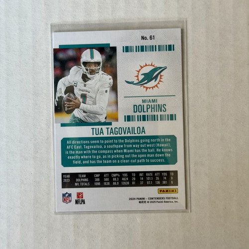 2024 Panini Miami Dolphins πακέτο 7 καρτών καινούργιο