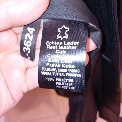 Leather coat Ecopro new, men's black