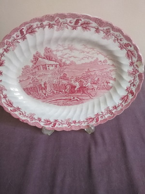 Myott Country Life vintage decorative platter