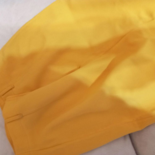 Betty Barclay skirt used, bright yellow, size Small