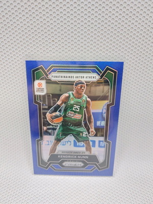 2023-24 Euroleague Prizm Kendrick Nunn αριθμημένη κάρτα blue σαν καινούργιο