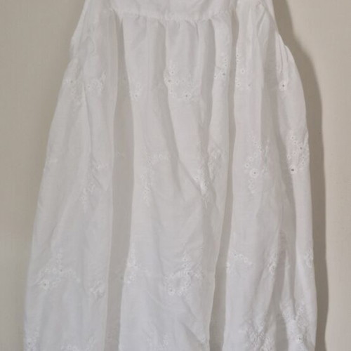 White short dress with lining shorts