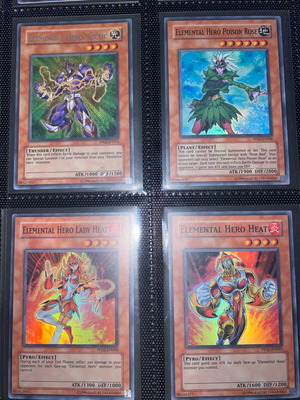 Yugioh Hero cards like new, 4 foil - 20,00 - Vendora.cy Yugioh Hero cards like new, 4 foil - 20,00 - Vendora.cy