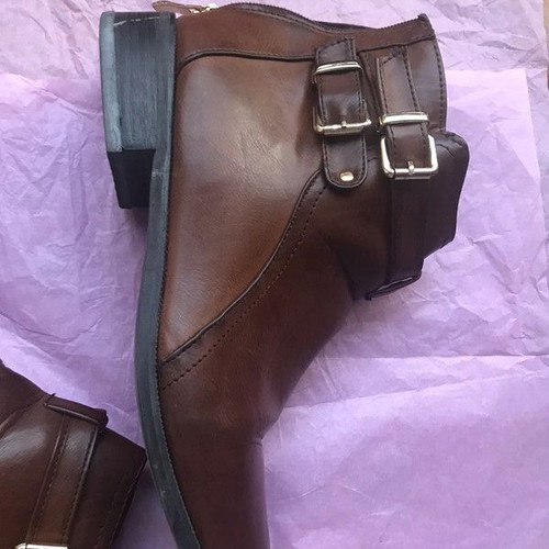 Peacocks women's boots used brown size 40