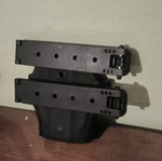 Kydex handcuff holster with hinge
