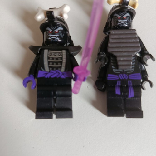 LEGO Ninjago Legacy Lord Garmadon minifigures with purple sword