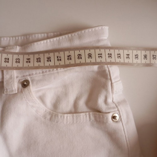 Pull & Bear women's white denim shorts XS/S