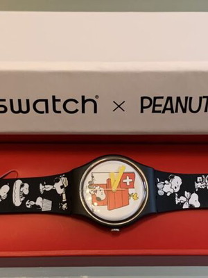 Swatch x Peanuts Snoopy Limited Edition Collectible Watch New