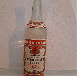 ORIGINAL lITHUANIAN VODKA 1963 cool before drinking