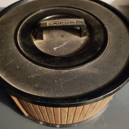 Round cassette case used, collectible, functional
