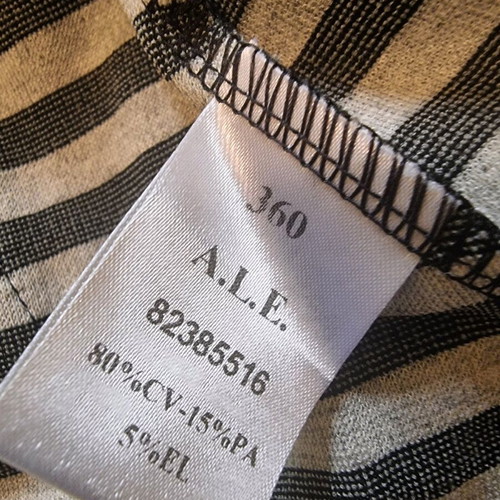 ALE women's short jacket new, black and white, size L