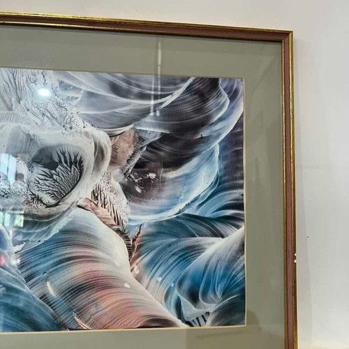 Vintage decorative wall frame print by Petros Ptochopoulos used 41x44