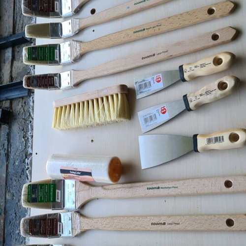 Paint brushes and rollers unused, German quality, 110 pcs