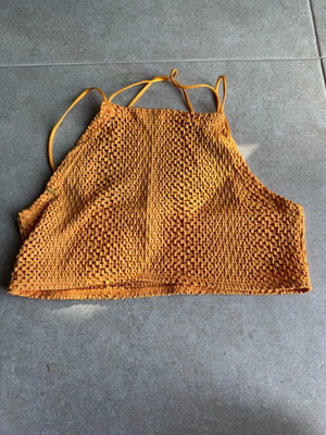 Zara top orange like new, size S