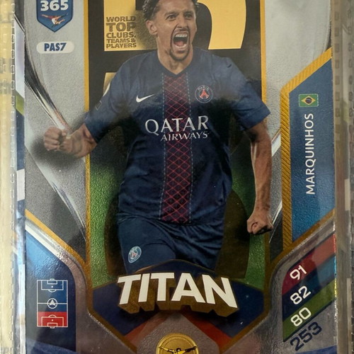 Titan Adrenalyn Fifa 365 2026 cards new, pack of 8 teams