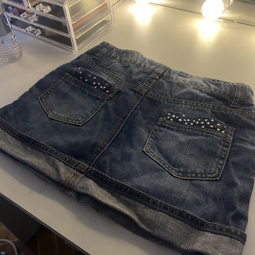 Skirt like new, blue, size 134 cm for 9 years old