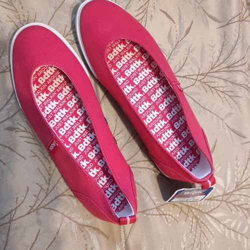 Bdtk pink canvas ballerinas new, size 37