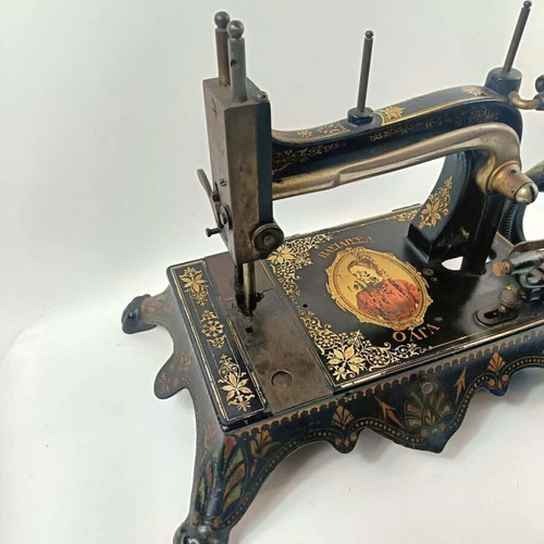 Antique Sewing Machine "Vasilissa Olga" used, rare collectible