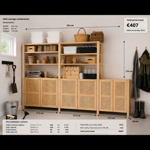 Storage system bookcase, like new