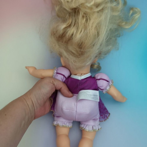 Disney Princess Rapunzel doll My First Toddler like new, purple dress