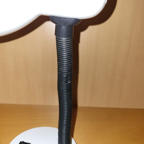 Desk lamp used white with flexible arm E27 MAX40W