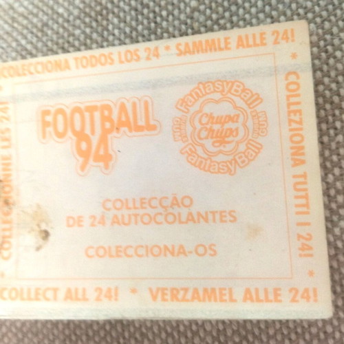 Chupa Chups Football 94 sticker new