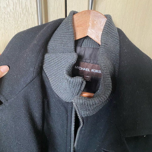 Michael Kors men's jacket Large black like new