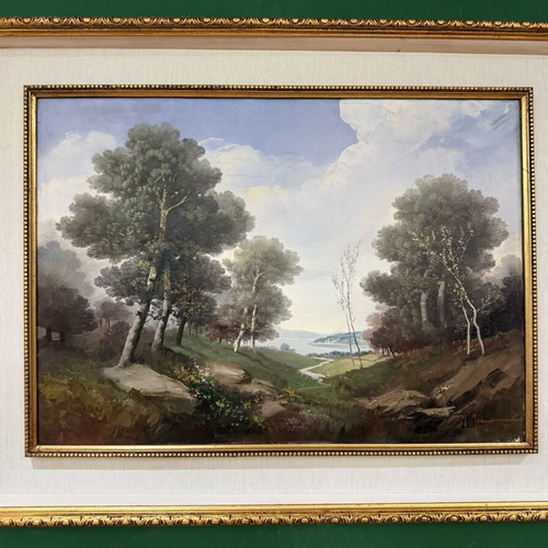 Mariano Moreno Italian Oil Painting New in Elegant Frame
