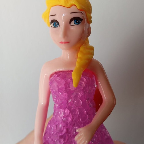 Princess figure with light new, height 15 cm