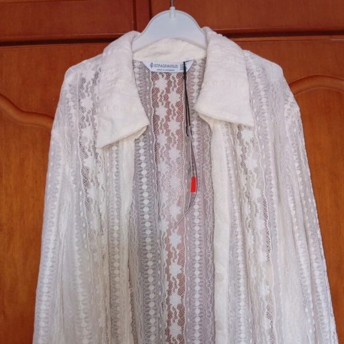 Stradivarius women's shirt white new, size L