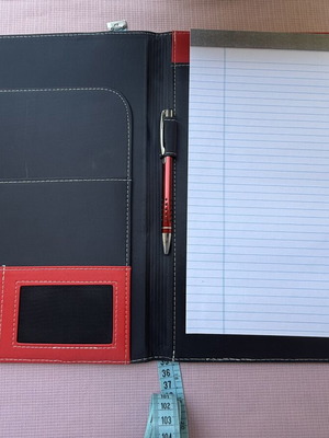 i-das A4 professional organizer folder with notepad and pen