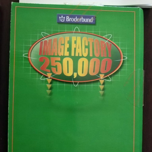 Broderbund Image Factory 250000 graphics pack, 15 CDs
