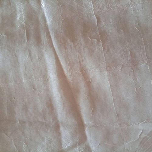 Traditional Handmade Silk Woven Runner like new, large size, white