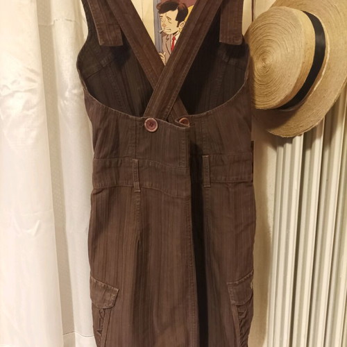 Helmi dress with straps brown, size Medium, like new