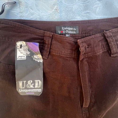 Women's Fabric Pants Unique Designs new, brown