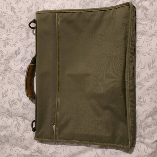 Fabric briefcase used