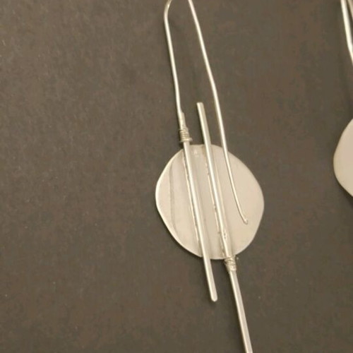 Silver 925 handmade earrings like new