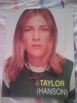 Hanson (Taylor) & Nikos Kourkoulis poster used, Katerina magazine