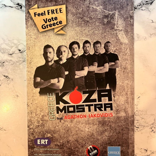 Koza Mostra Alcohol Is Free Eurovision 2013 promo kit CD new, folk