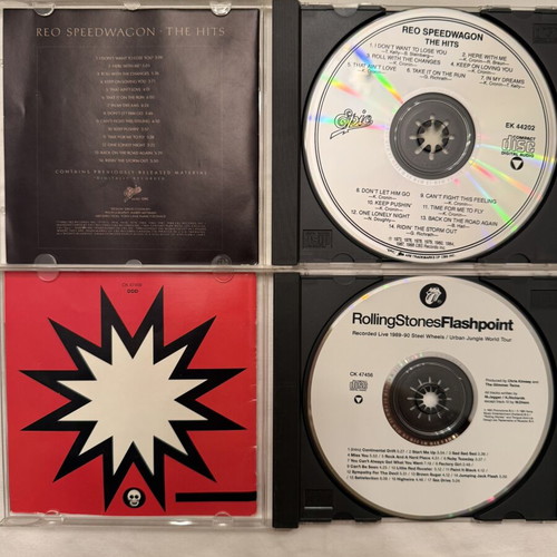 CD collection of 6 classic rock and pop albums like new