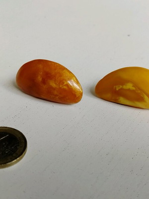 Amber cufflinks like new