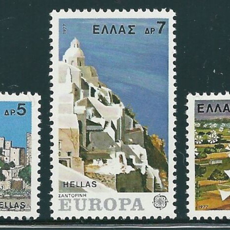 Greece 1977 Europa CEPT complete stamp set MNH