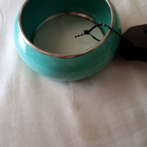 Blue metal bracelet new
