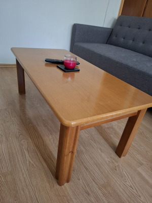 Solid wood coffee table