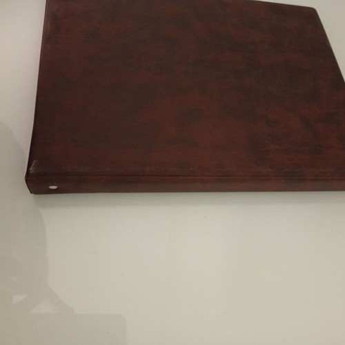 Telephone Directory organizer like new with hard leather cover