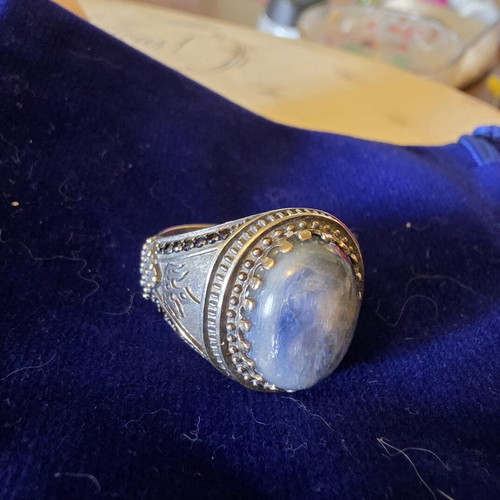 Men's Silver Ring 925 with Natural Pietersite, Handmade, New