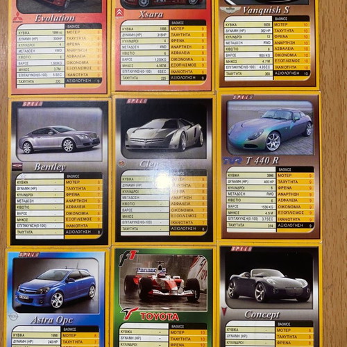 Auto SPEED 2006 cards new, total 63