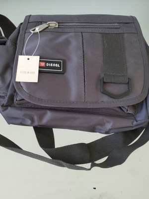 Τσάντα ώμου messenger γκρι καινούργια με πολλές θήκες