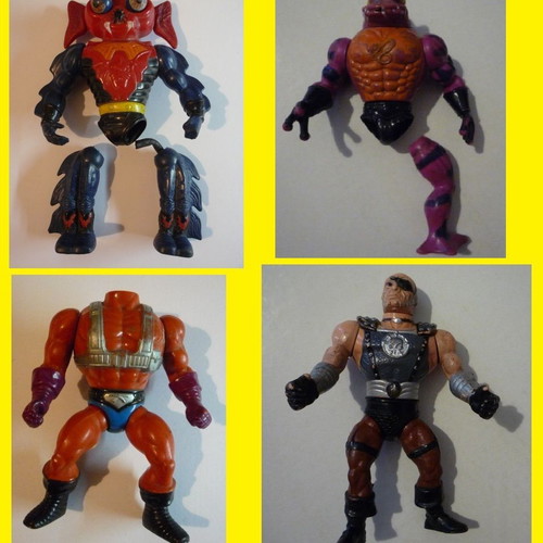 MOTU lot 80s used for spare parts, some with wear